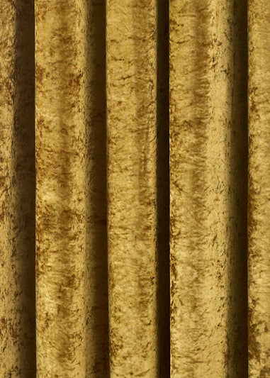 Paoletti Verona Crushed Velvet Eyelet Curtains