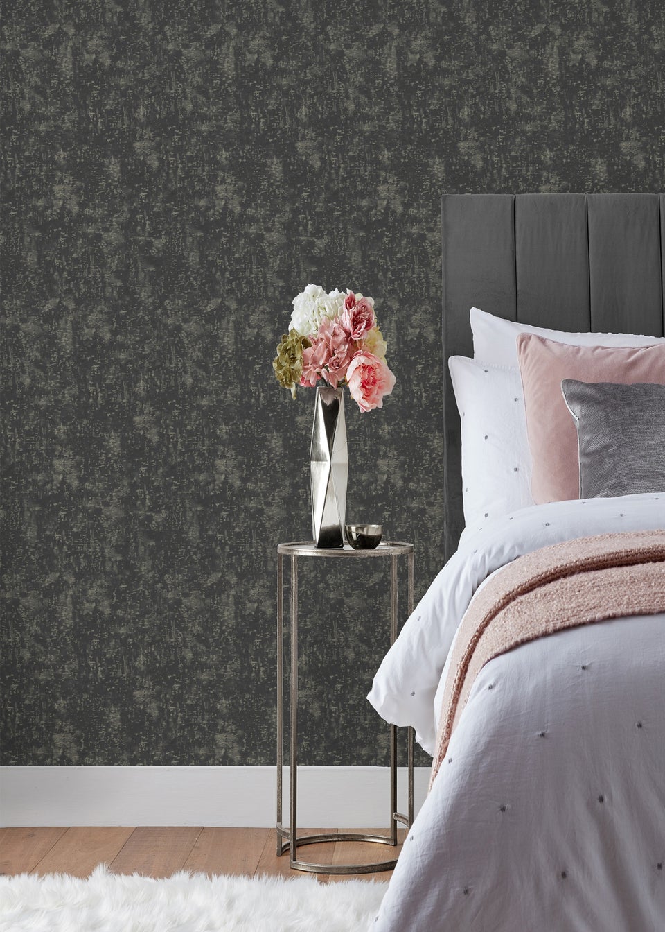 Paoletti Symphony Textured Vinyl Wallpaper (53 x 1050cm)