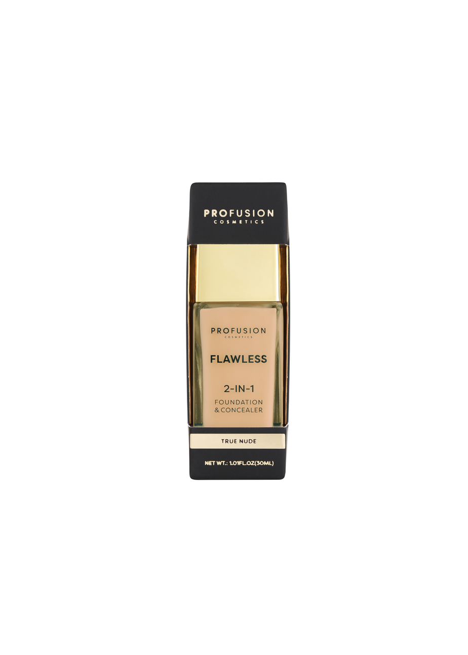 Profusion Cosmetics Flawless 2-in-1 Foundation & Concealer True Nude