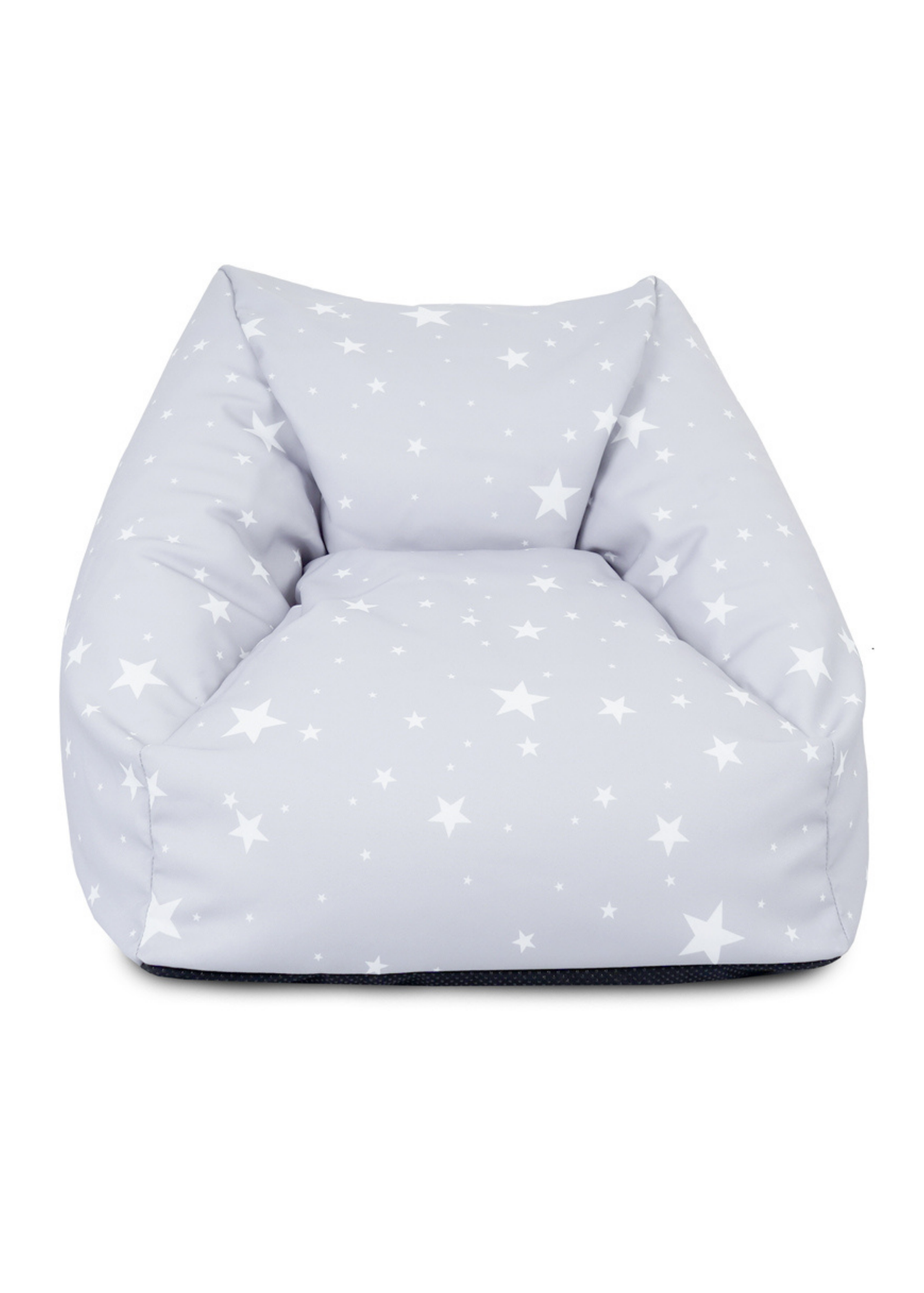 rucomfy Printed Kids Snuggle Chair Platinum Stars Beanbag