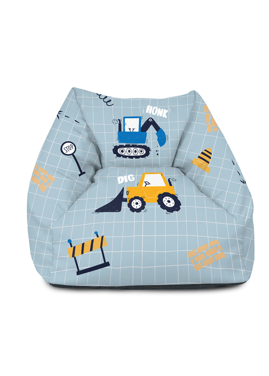 rucomfy Printed Kids Snuggle Chair Dig-It Beanbag