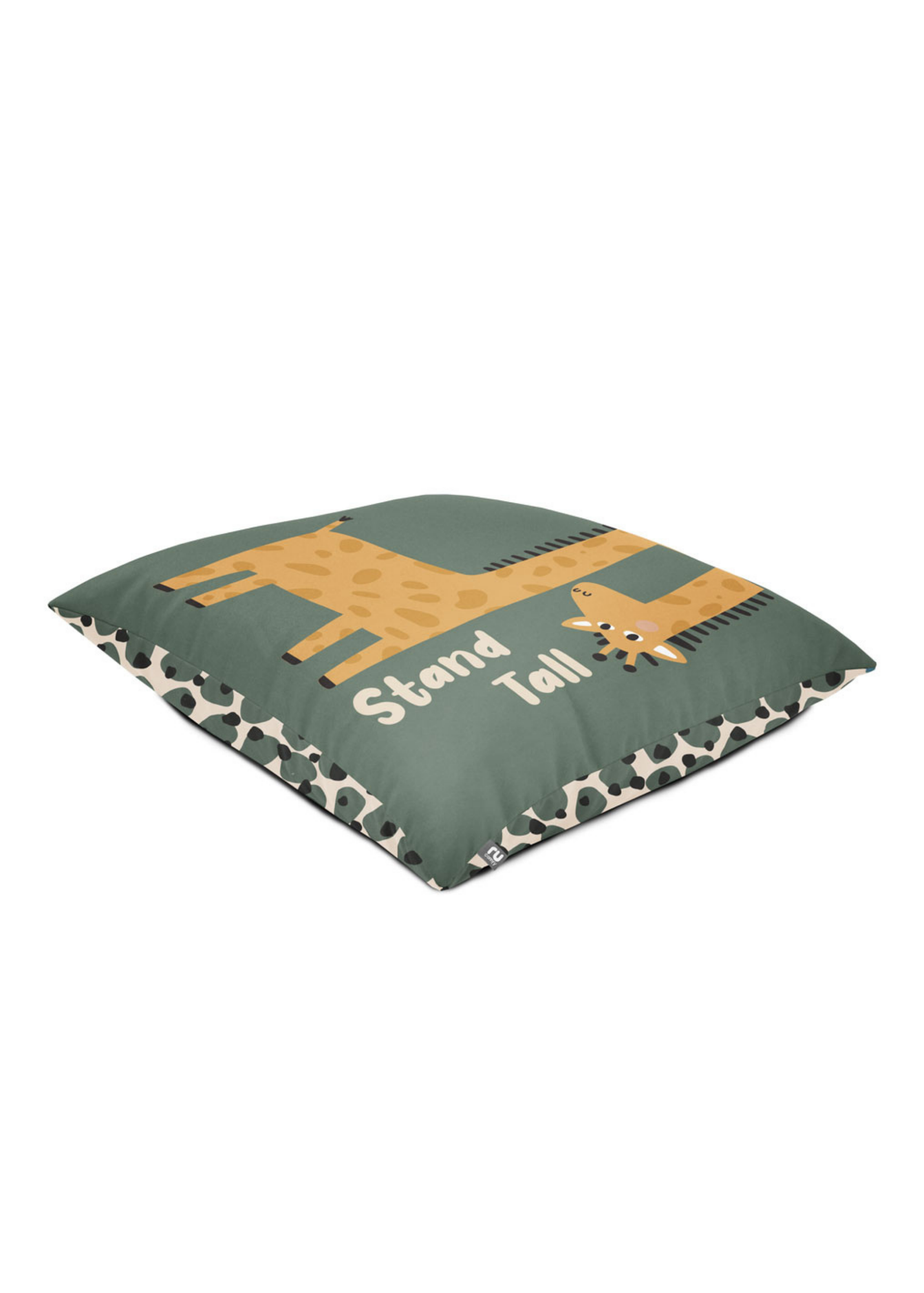 rucomfy Printed Floor Cushion Safari Giraffe Beanbag