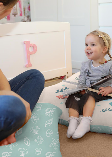 rucomfy Printed Floor Cushion Under The Sea Beanbag