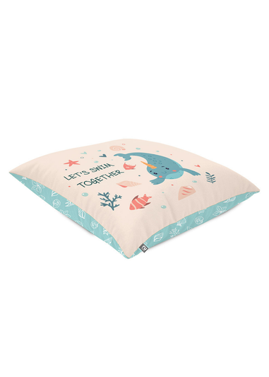rucomfy Printed Floor Cushion Under The Sea Beanbag