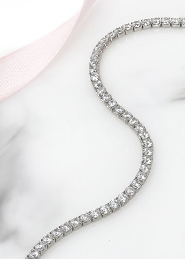 Say It With Silver Tennis Bracelet