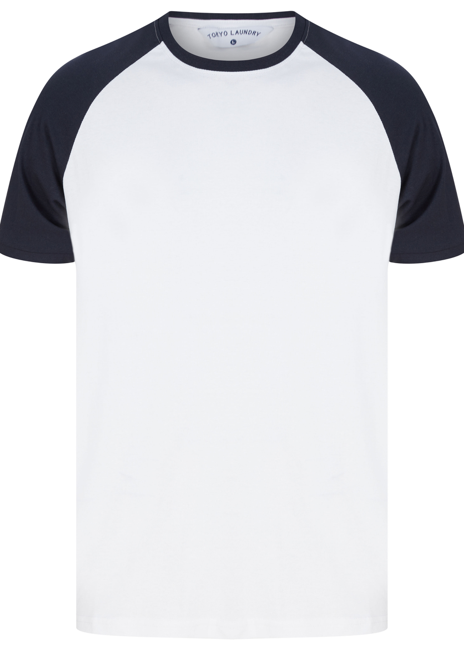 Tokyo Laundry White Raglan Short Sleeve T-Shirts 3-Pack