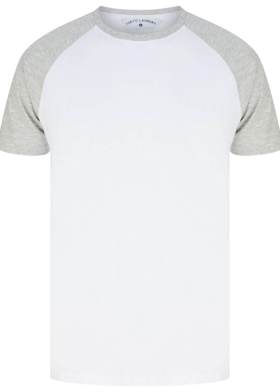 Tokyo Laundry White Raglan Short Sleeve T-Shirts 3-Pack