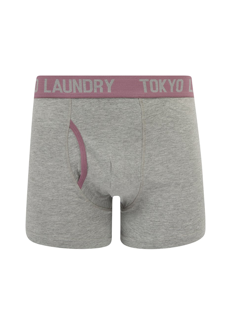 Tokyo Laundry Black & Grey Cotton 6-Pack Boxers