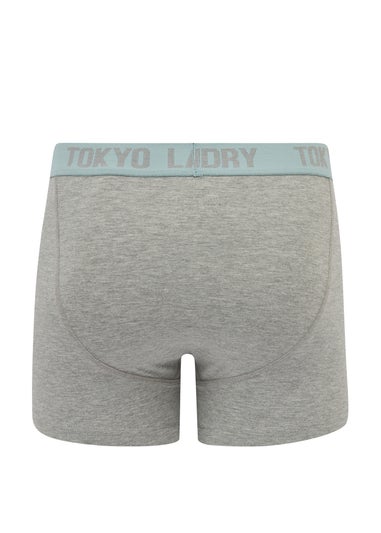 Tokyo Laundry Black & Grey Cotton 6-Pack Boxers