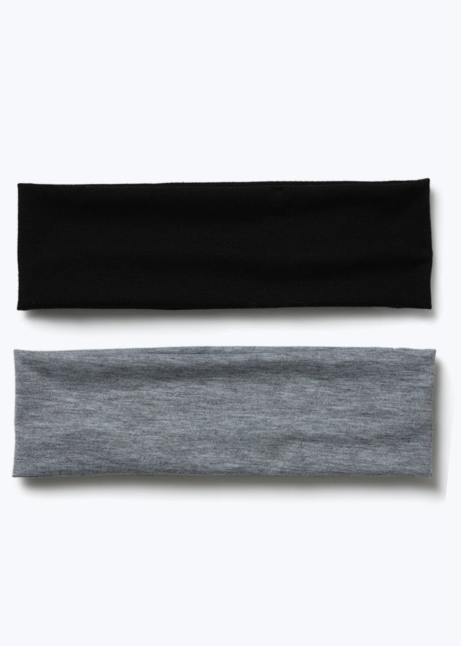 Muse Black & Grey 2 Pack Headbands