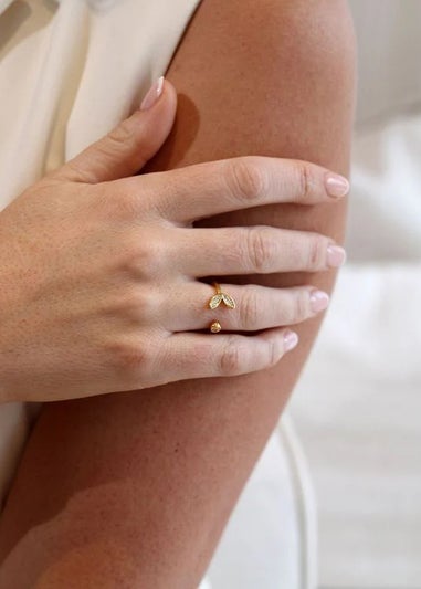 Say It With Gold Winged Ring