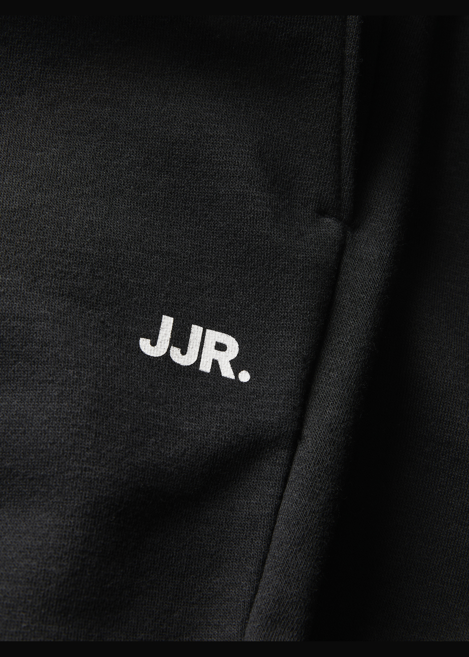 JJ Rebel Black Logo Jogging Bottoms