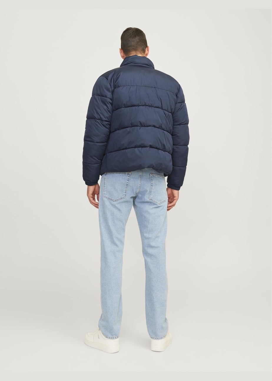 JJ Rebel Navy Padded Puffer Coat