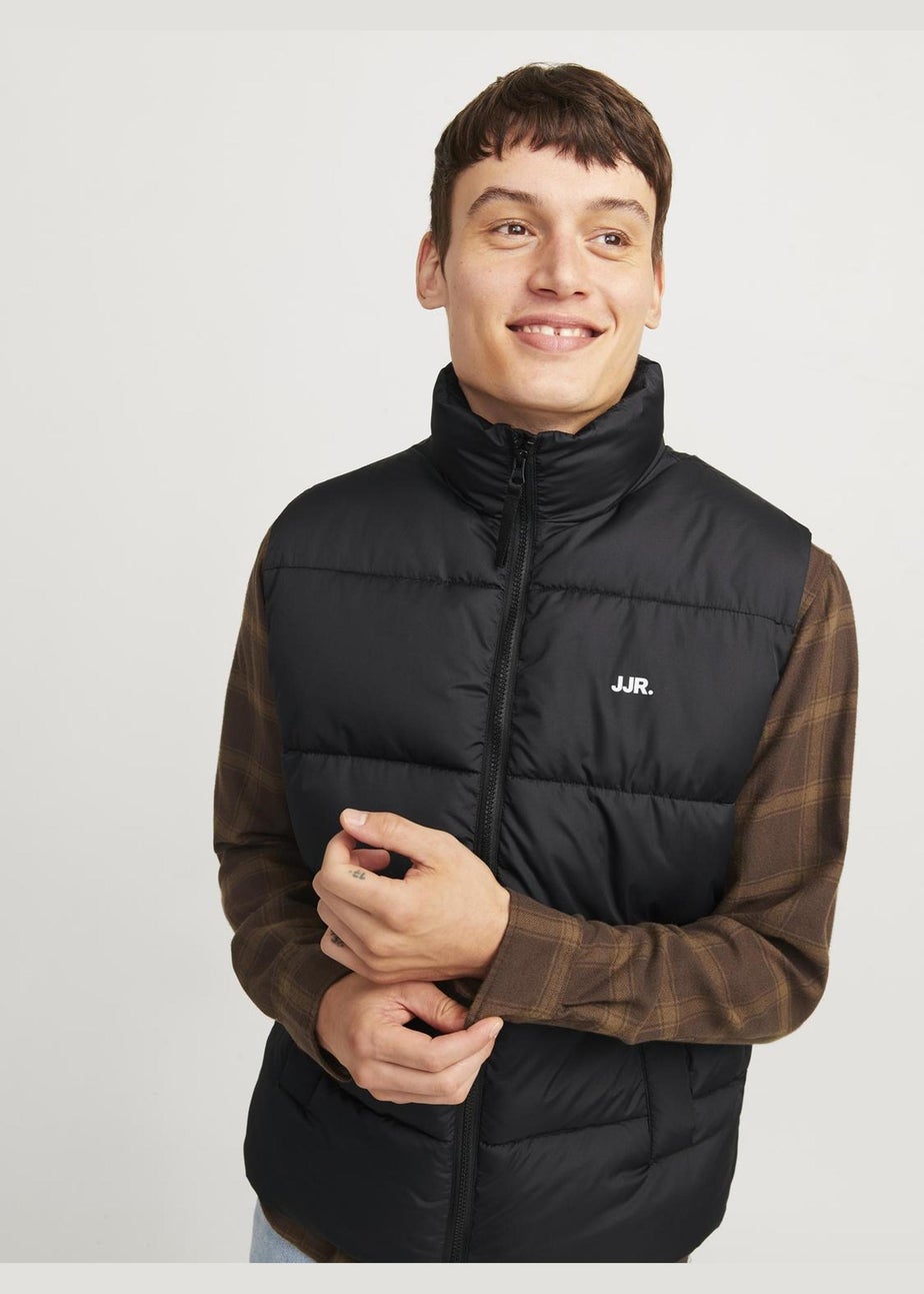 JJ Rebel Black Padded Gilet