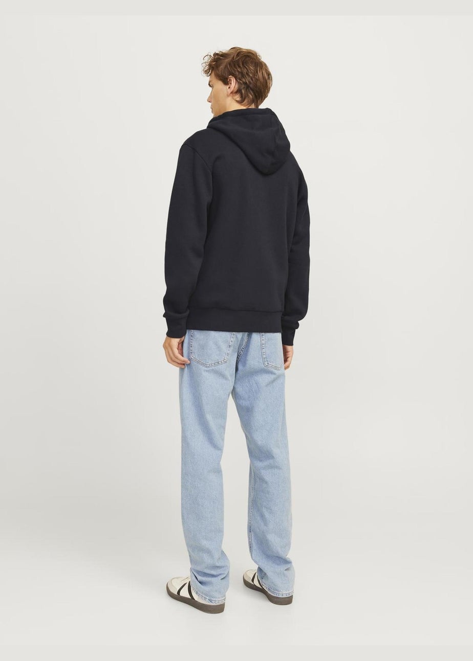 JJ Rebel Black Zip Up Hoodie