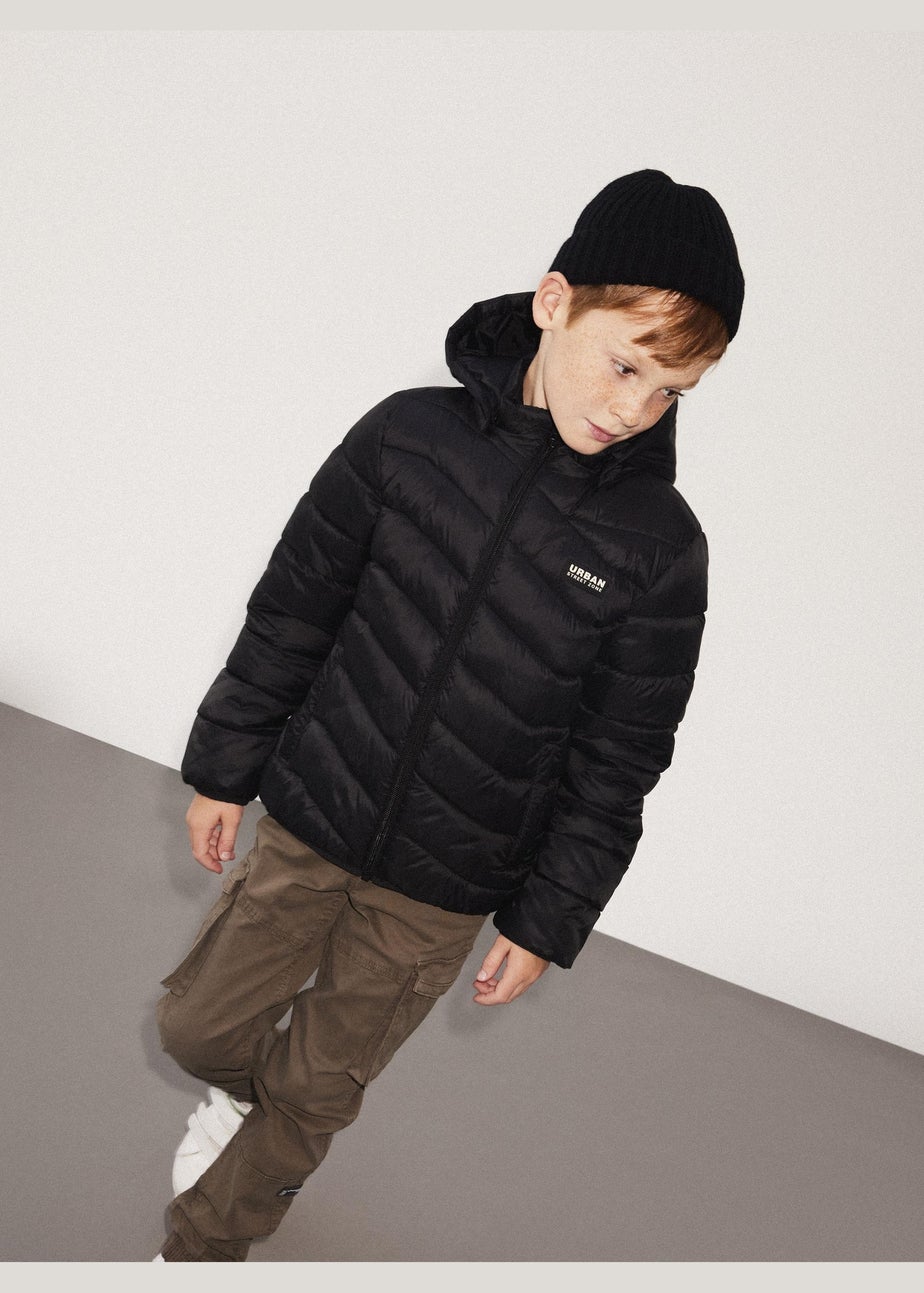 Name It Kids Black Coat (6-12yrs)