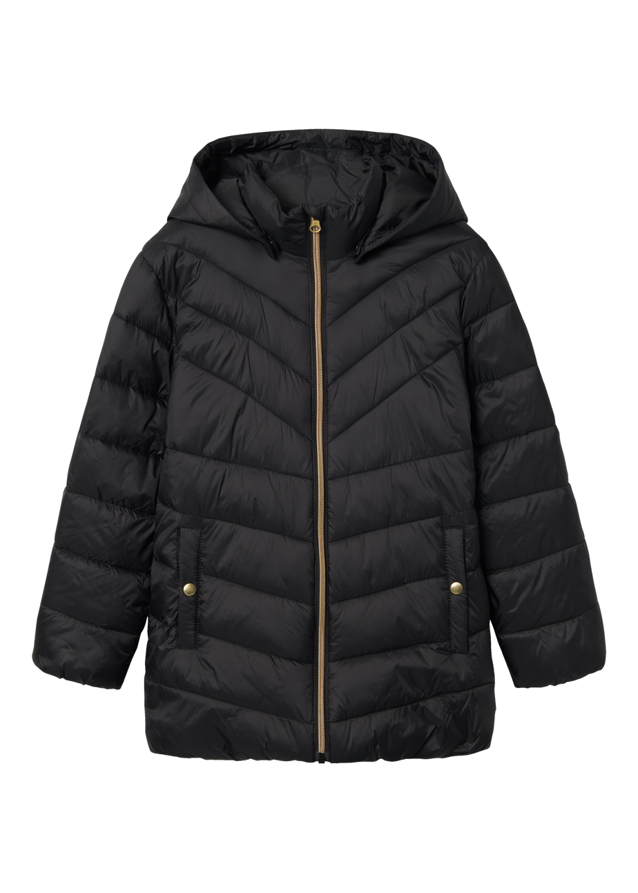 Name It Kids Black Padded Coat (6-12yrs)