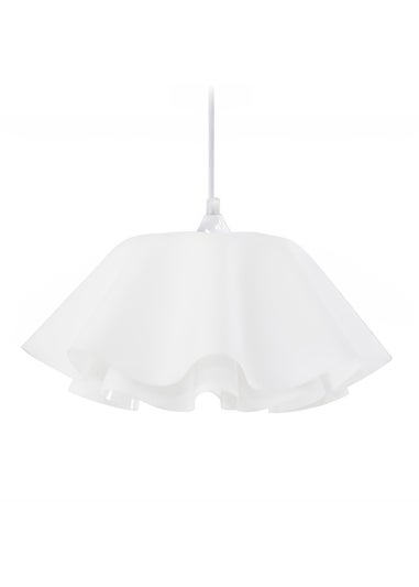 ValueLights Kumo White Acrylic Pendant Ceiling Light