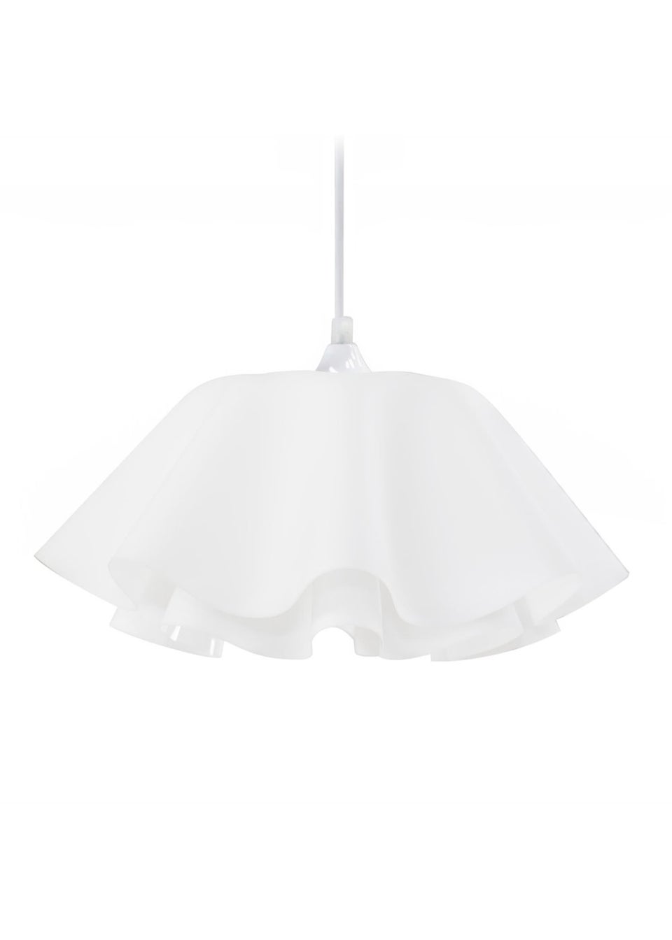 ValueLights Kumo White Acrylic Pendant Ceiling Light