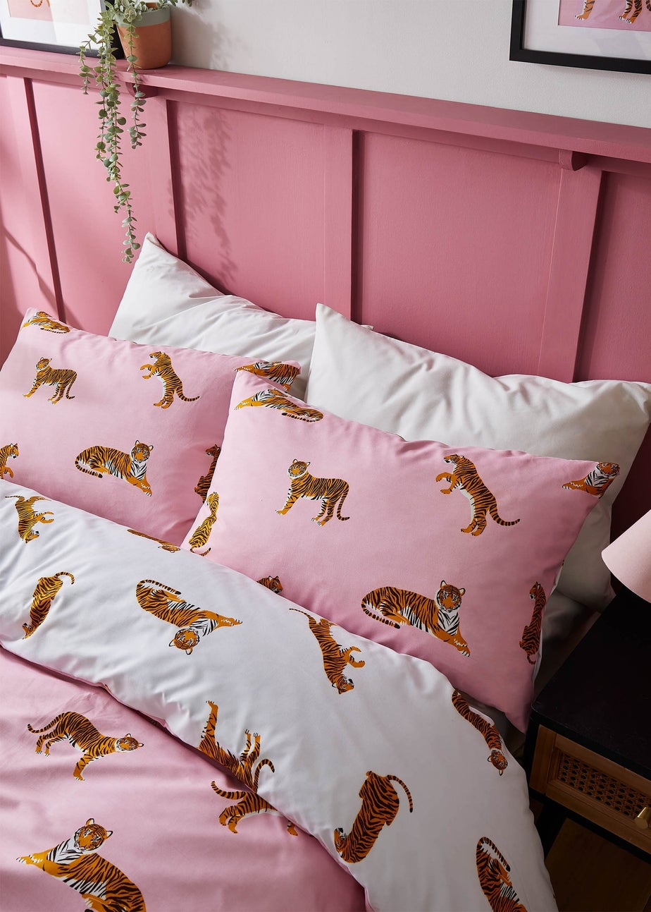 Sassy B Tiger Soft Microfibre Reversible Duvet Cover Set