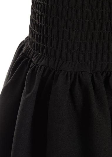Quiz Black Frill Mini Skirt