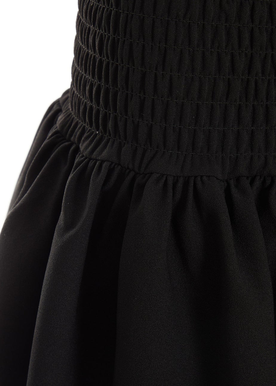 Quiz Black Frill Mini Skirt