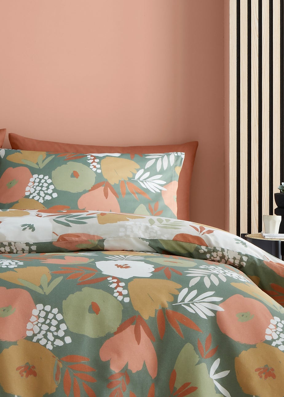 Fusion Yasmin Green Duvet Cover Set
