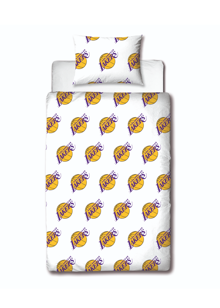 NBA Lakers Reversible Polycotton Duvet Cover Set