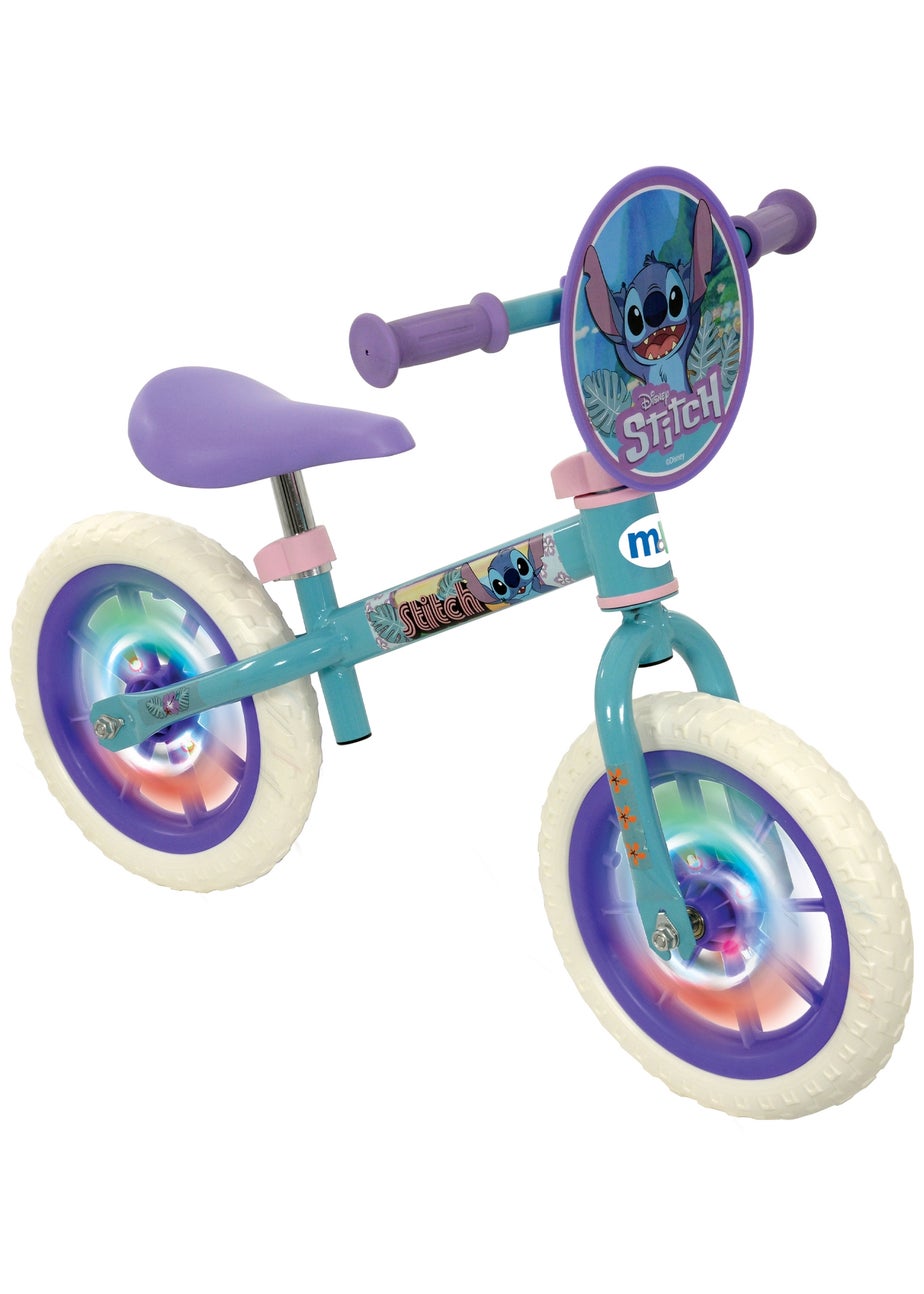 Disney Stitch Balance Bike with Light Up Wheels (12")