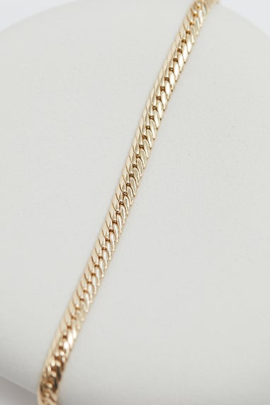 Jon Richard Gold Plated Herringbone Chain Bracelet