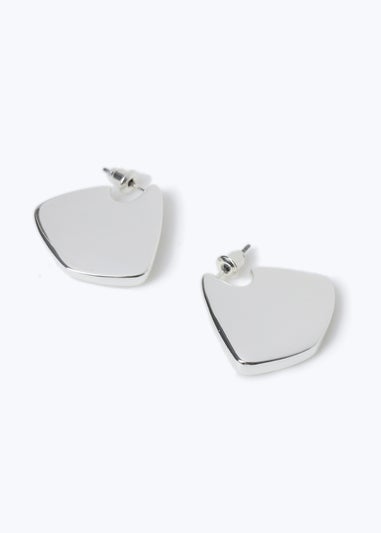 Muse Silver Solid Geometric Earring