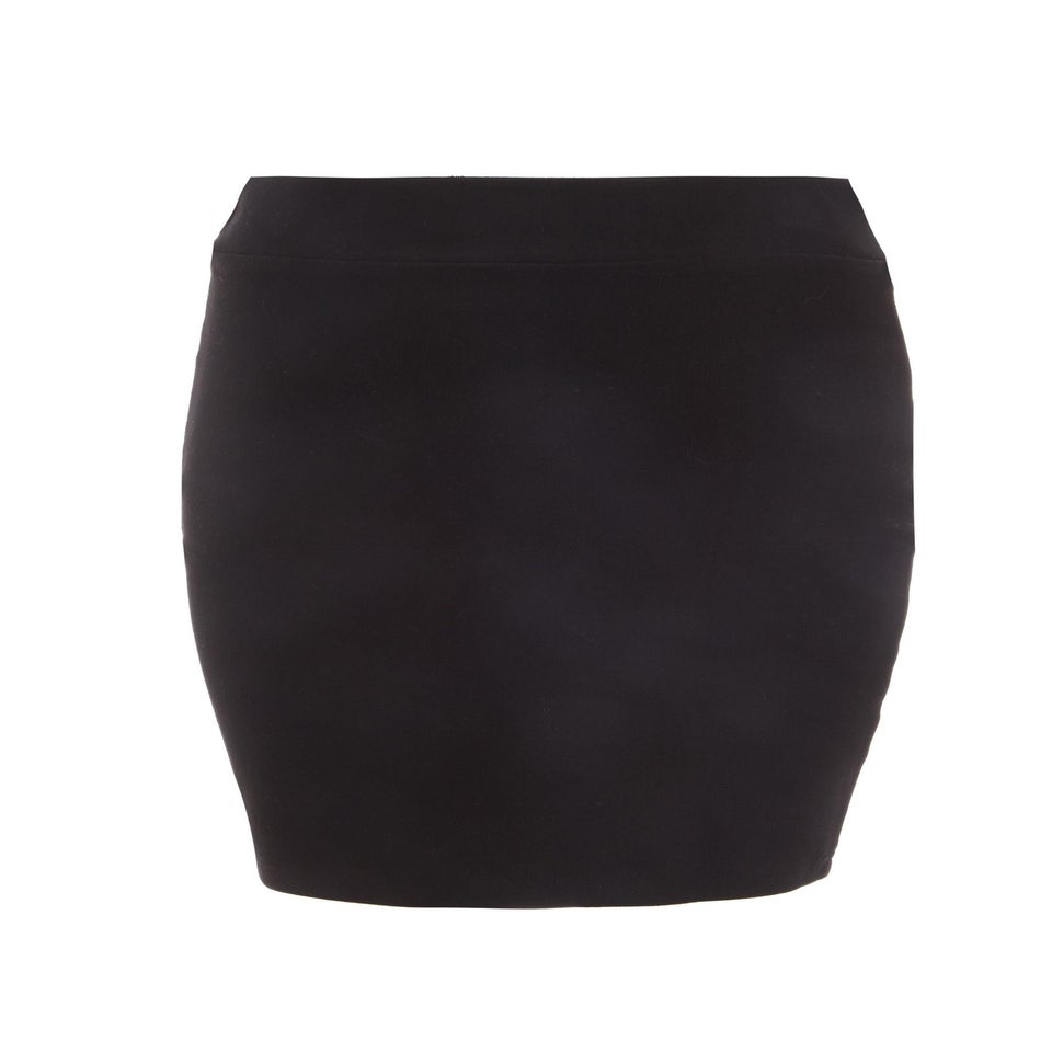 Quiz Black Stretch Bodycon Mini Skirt