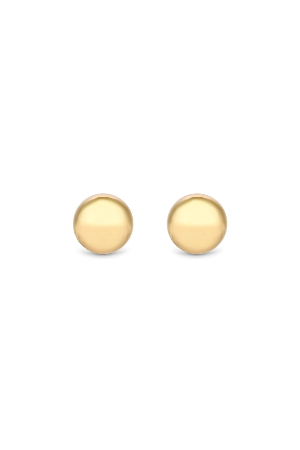 Jon Richard Gold Plated Polished Orb Earrings