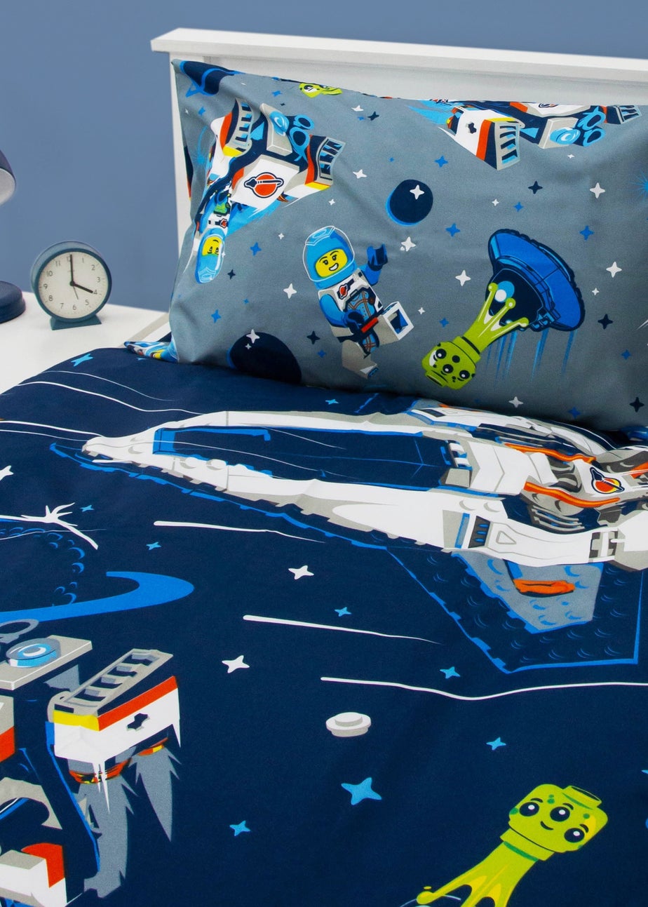 Lego Reversible 2 Piece Brushed Microfiber Duvet Set