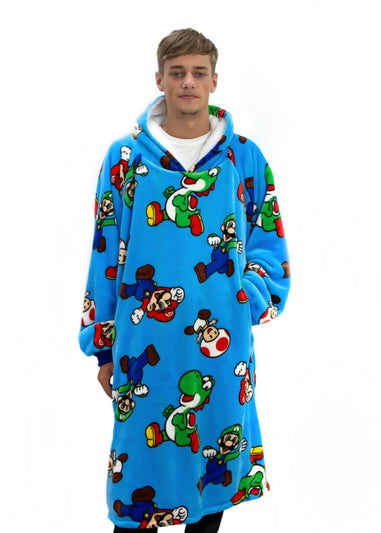 Nintendo Super Mario Hooded Wearable Snuggle Fleece