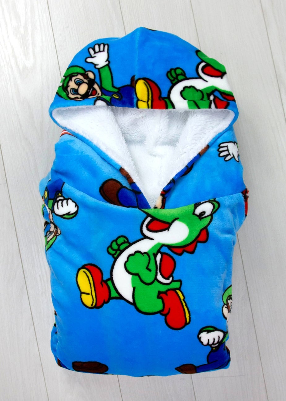Nintendo Super Mario Hooded Wearable Snuggle Fleece