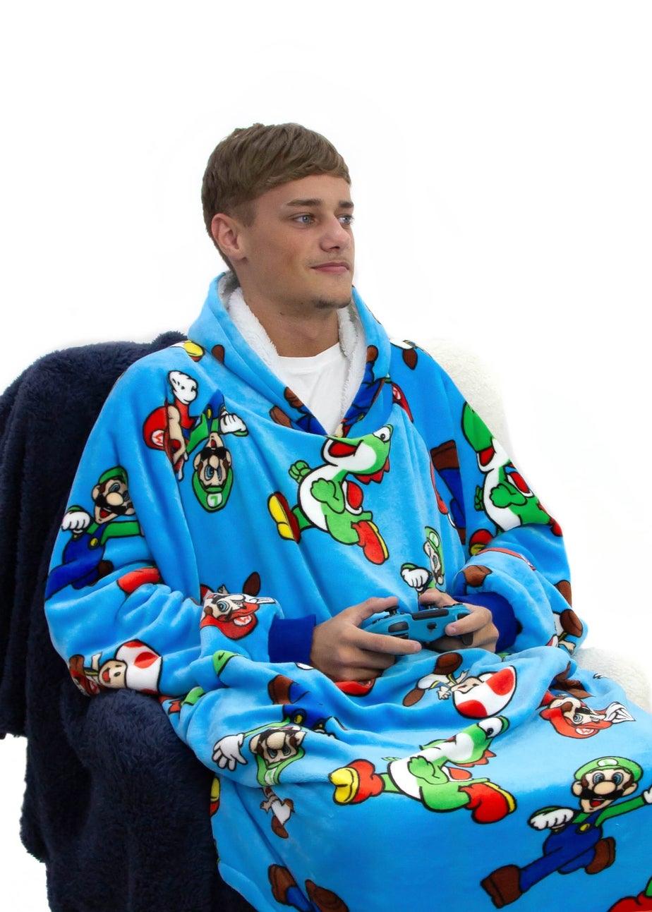 Nintendo Super Mario Hooded Wearable Snuggle Fleece