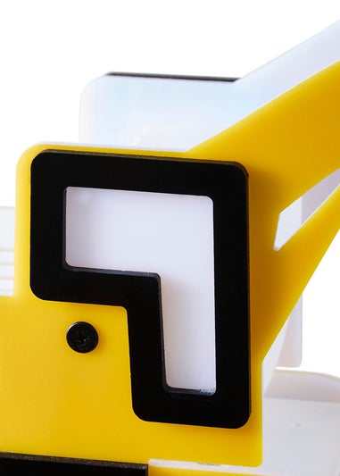 Glow Digger Integrated LED Table Lamp Yellow (21cm x 36cm)