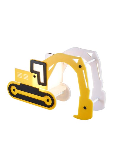 Glow Digger Integrated LED Table Lamp Yellow (21cm x 36cm)