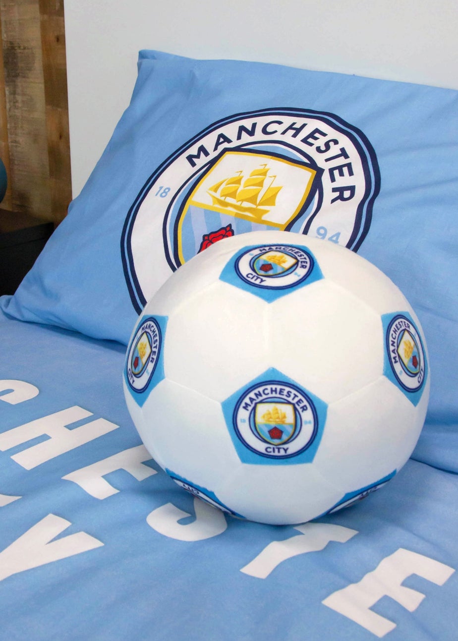 Manchester City FC Soccer 3D Decorative Cushion