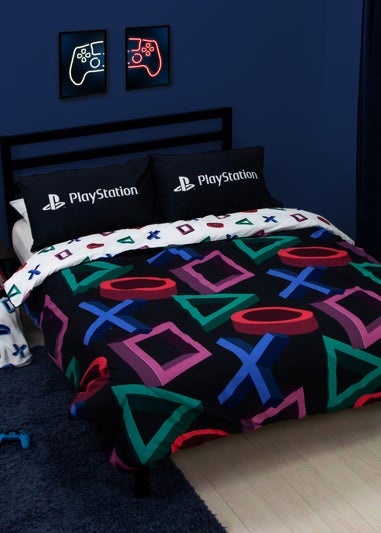 PlayStation Multi Brushed Microfiber Duvet Cover Set