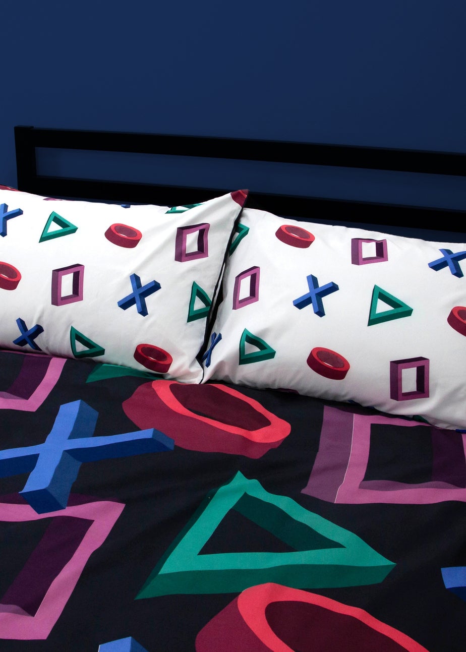 PlayStation Multi Brushed Microfiber Duvet Cover Set