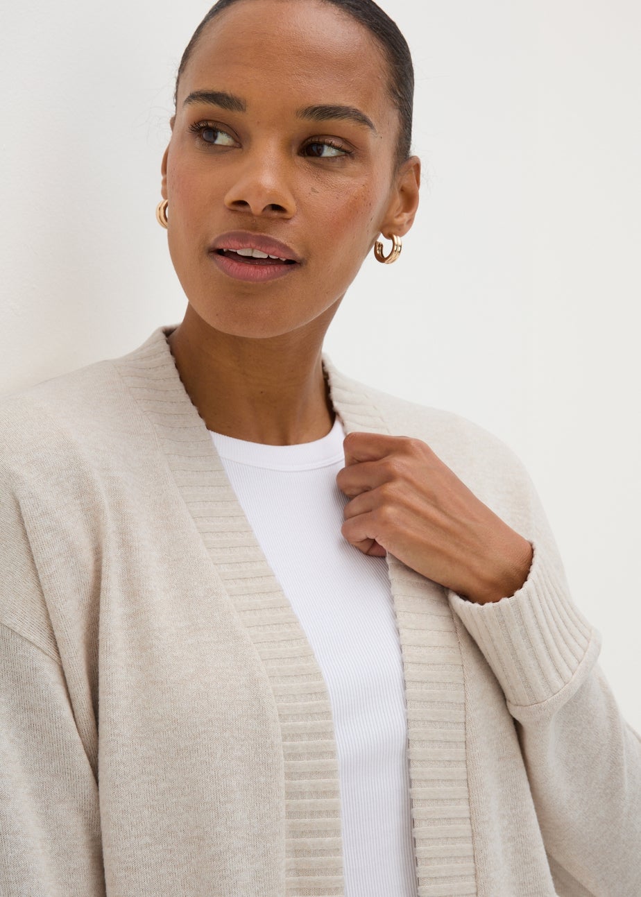 Oatmeal Knitted Cardigan