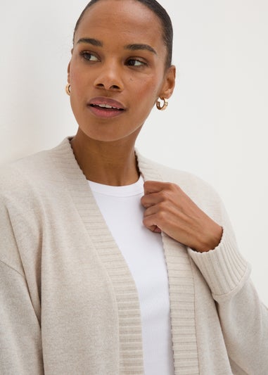 Oatmeal Knitted Cardigan