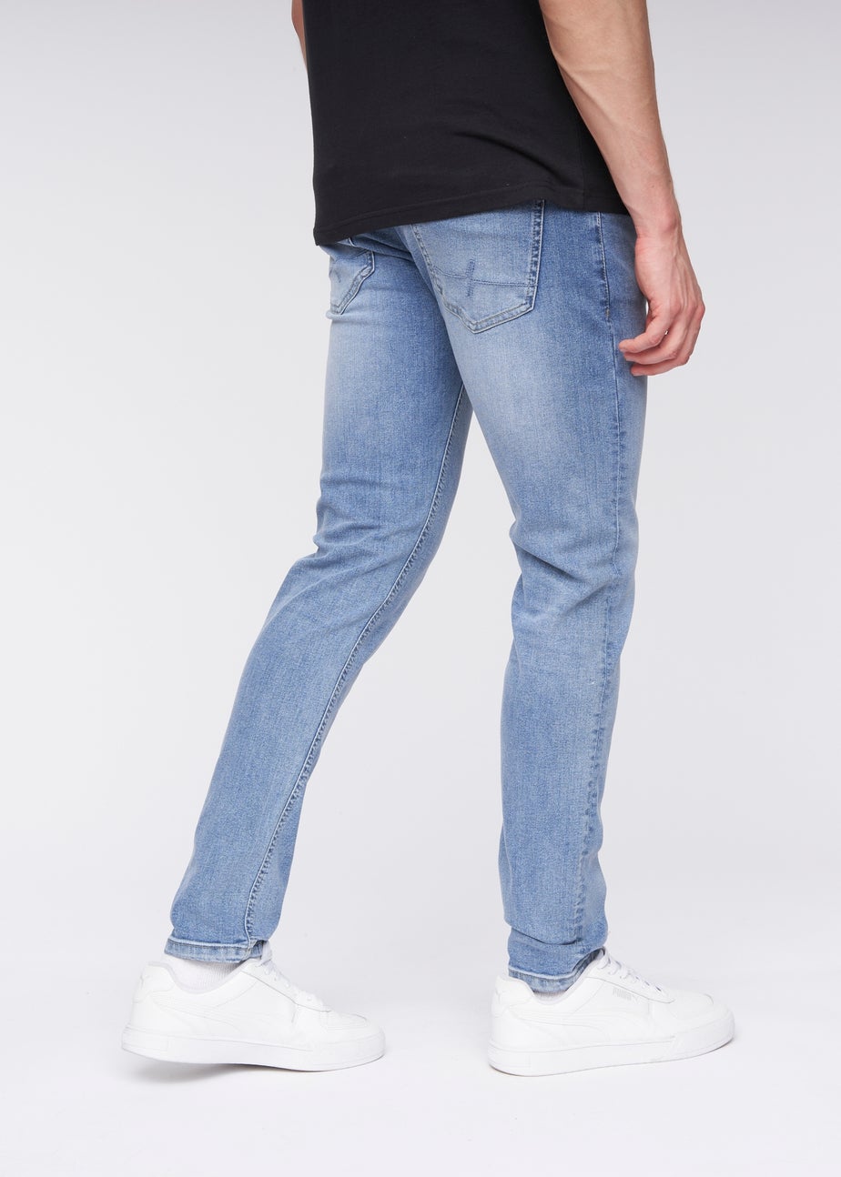 Henleys Light Wash Mayhen Slim Fit Jeans