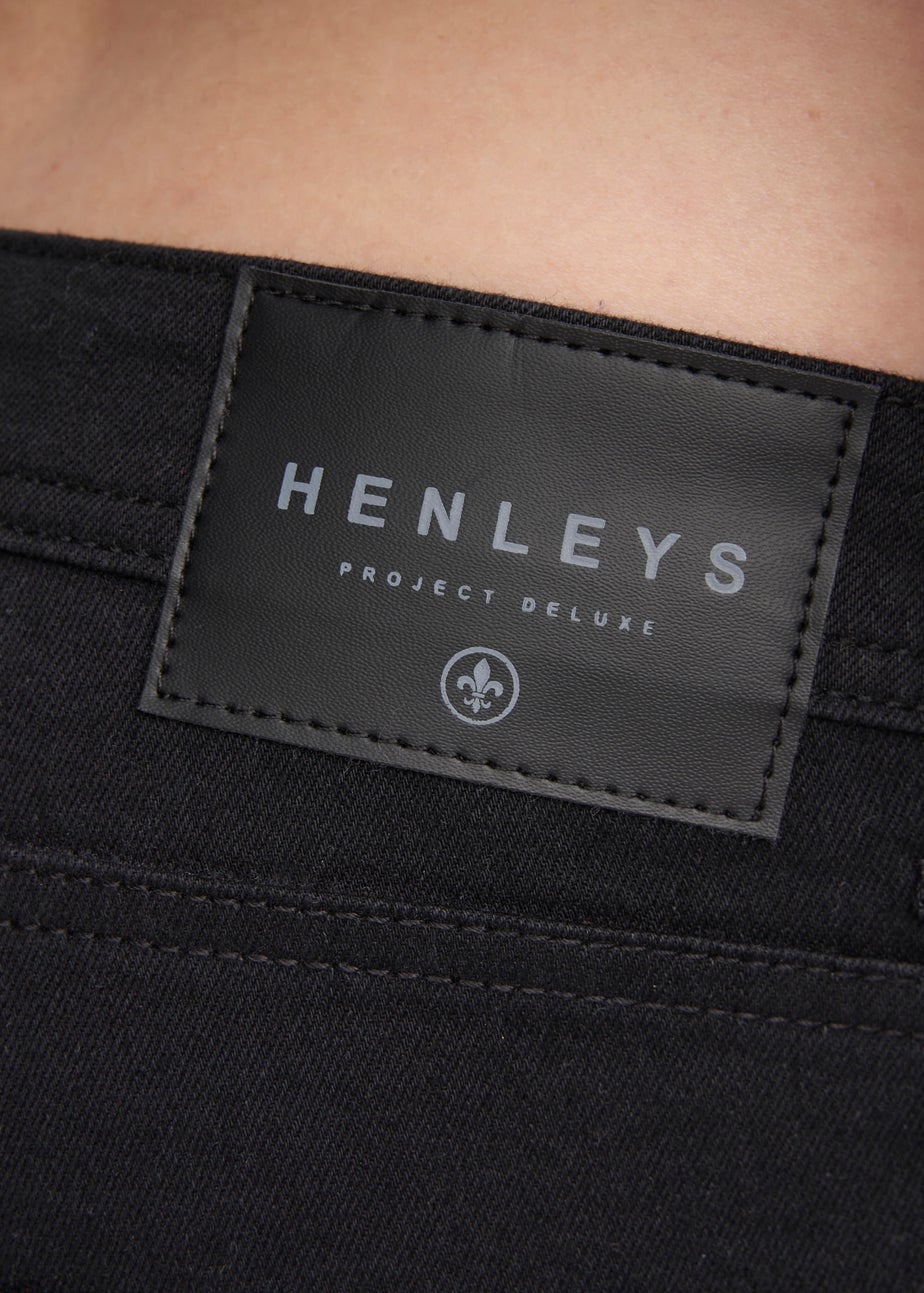 Henleys Black Mayhen Slim Fit Jeans