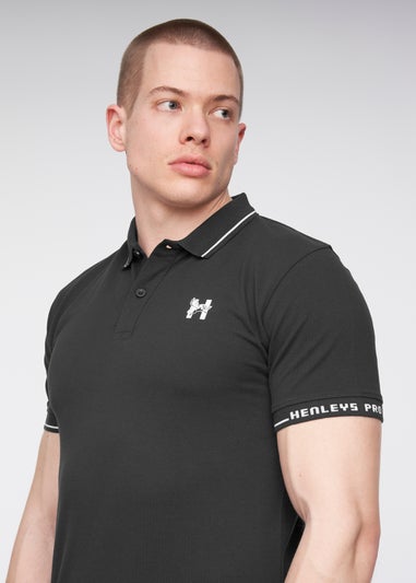 Henleys Black Hentyme Polo