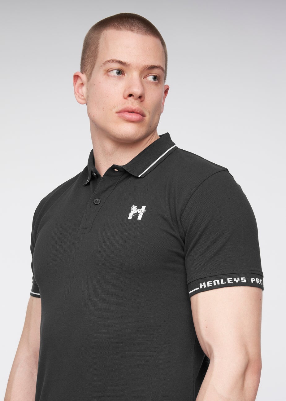 Henleys Black Hentyme Polo