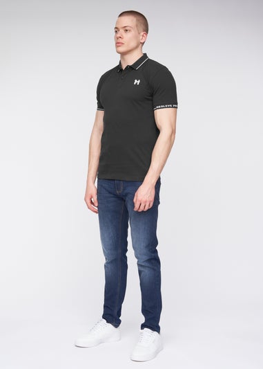 Henleys Black Hentyme Polo