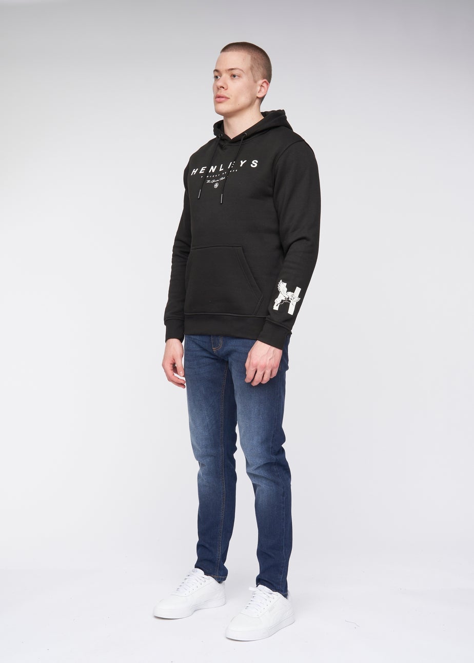 Henleys Black Hentyme Hoodie